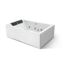 Cheap Price 1.8m Double People Comfortable Whirlpool massage White Color 2 person Bathtub